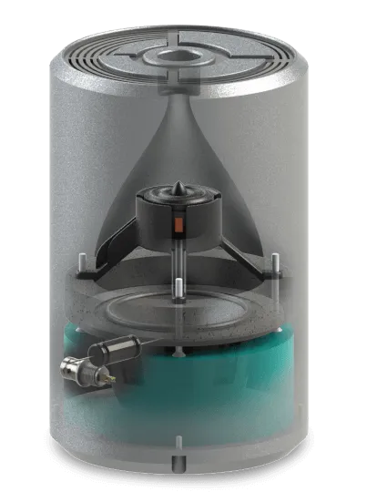 Sonic Transducer, cut away