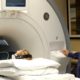 MRI technologist patient listening to music