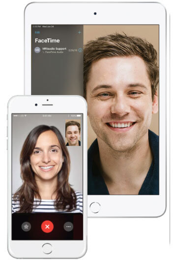 Online support FaceTime video chat